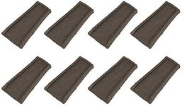Suncast Outdoor Decorative Rain Gutter Downspout Splash Block, Java (8 Pack)