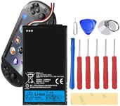 HamnaKhu Ps Vita SP65M 3.7V 2210mAh Battery Replacement for Sony SP65M PlayStation PS Vita PCH-1001 PCH-1101 1003 1103 Battery,with Repair Tool Kit