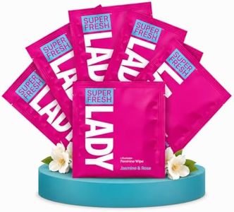 Lady Parts Feminine Wipes - Flushable Wet Wipe for Women - pH Optimized for Privates, Body, Booty, & Face - Good for Travel & Intimate Areas - Stay Fresh & Clean - 20 Wipes