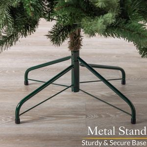 CHRISTOW 6ft Artificial Christmas Tree – Realistic Holiday Decoration