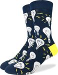 Good Luck Sock Men's Light Bulbs Socks, Adult