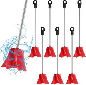 Loosh 12 Pcs 11 Inch Paint Stirrer for Drill, Drill Mixer Attachment, Epoxy Mixer, Paint Mixer for Drill, Helix Drill Paint Mixer for Most Drills, Resin Mixer, Mixing Concrete Resin Paint