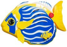 Tech Express Angel Fish Radio AFR1-BT. FM Radio, Water Resistant Bluetooth, Speaker, Push Button Siren. Angel Fish Style Shower Radio, Rechargeable Battery & USB Charger Lead (Yellow/Blue/White)