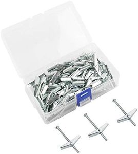 1/8X2-Inch Toggle Bolt and Wing Nut for Hanging Heavy Items on Drywall (50 Pack)