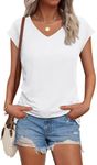 AUTOMET V Neck Tshirts for Women Tr