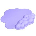 Gaming Mouse Pad Wrist Rest,Ergonomic Cloud Wrist Rest MousePad with Gel Memory Foam,Non-Slip Rubber Base,Comfortable Mouse Pad for Home Office,Laptop,Mac,Lightweight,Easy Pain Relief (Violet)