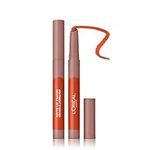 L'Oreal Paris Infallible Very Matte Lip Crayon Lipstick, Smudge Proof, Orange Lipstick, 106 Mon Cinnamon