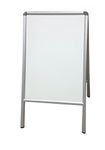 A-Frame Aluminum Sidewalk White Marker Board Easel (Signworld Canada)