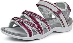 GRITION Hiking Sandals for Women, L