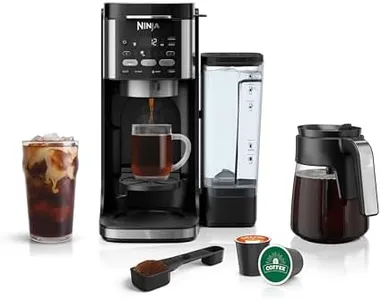 Ninja Drip Coffee Maker With K Cup Combo, DualBrew Pro Specialty Coffee Machine, Hot and Iced Coffee Maker Compatible with K-Cup Pods, 12 Cup Single Serve Coffee Maker with Paper Filter, CFP101