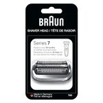 Braun Series 7 Electric Shaver Replacement Head, Easily Attach Your Shaver Head for a shave as efficient as day one, Compatible with New Generation Series 7 Shavers, 74S, Silver