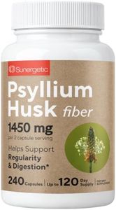 Premium Psyllium Husk Fiber Supplement 1450mg, 240 Capsules
