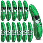 Jexine 12 Pcs 20 Inch Inflatable Pickle Inflate Pickle Gifts Inflatable Toys for Sumemr Swimming Pool Party Favors Decorations Veggies Cucumber Decor