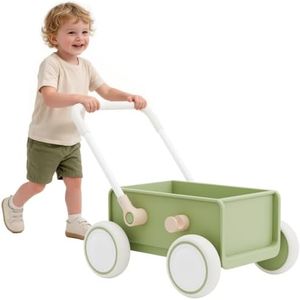 Hiaksedt Baby Push Walker with Wheels, Baby Toy for Ages 6 Months - 5 Years