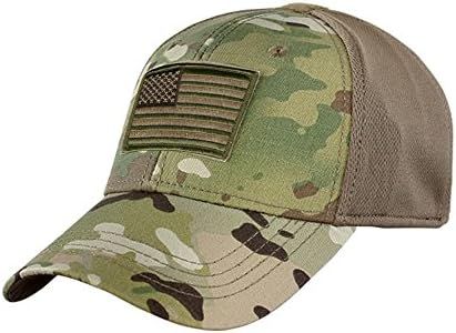 Condor Fitted Tactical Cap Bundle (USA/DTOM Patches) - Multicam L/XL