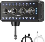 LEKATO Guitar Headphone Amp Multi-functional Guitar Amplifier Combo with 10 Presets,10 Amp Models,10 IR Loading,Tuner, Bluetooth, Multi Effects Delay Reverb Chorus Overdrive, USB Recording