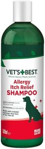 Vet's Best Allergy Itch Relief Dog Shampoo, Cleans and Relieves Discomfort from Seasonal Allergies, Gentle Formula 500ml