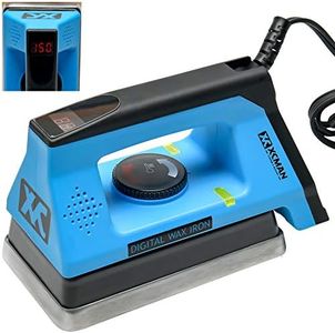 XCMAN Ski Snowboard World Cup Digital Waxing Iron 110V 800W Precise Controlling Temperature with a Wax Iron Mat