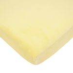 American Baby Company Heavenly Soft Chenille Fitted Portable/Mini-Crib Sheet, Maize, for Boys and Girls