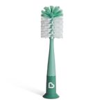 Munchkin Bottle Brush | For Cleaning Baby & Water Bottles with Built In Teat Brush | Freestanding | Dishwasher Safe | Bristle Brush | 1 Pack | Green