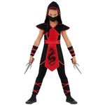 Morph - Ninja Costume for Girls -Girls Ninja Costume -Red Ninja Costume - Girl Ninja Costume- Kids Ninja Costume- Girl Ninja