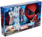 Marvel Spider-Man Web Shots Scatterblast Armor Set Toy, Launch 3 Web Projectiles at Once, Kids Ages 5 & Up, Multicolor