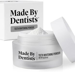 Made by Dentists Professional Teeth Whitening Powder - Remineralizing Hydroxyapatite Tooth Powder Formula with Pap, and Diamond Pwdr - Non-Abrasive Stain Remover for Instant Results