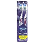 Oral-B Pulsar Whitening Battery Powered Toothbrush, Soft, 2 Count