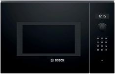 Bosch 25 Litre Series 6 Built-In Microwave Oven Stainless Steel Microwave Oven (BEL554MB0I,Black) (Series 6)