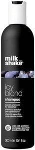 milk_shake Icy Blond Shampoo - Black Pigment Shampoo for Very Light Blond and Platinum Hair, 10.1 Fl Oz (300 ml)