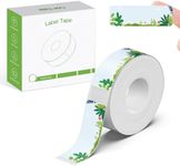 Nelko Genuine P21 Plant 2.0 Label Maker Tape, Adapted Label Print Paper, 14x40mm (0.55"x1.57"), Standard Laminated Labeling Replacement, Multipurpose of P21 Label Maker, 180 Tapes/Roll, 1 Roll