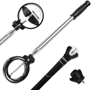 THIODOON Golf Ball Retriever Telescopic for Water with Locking Button 275CM Golf Ball Picker Upper Grabber for End of Putter Retractable Ball Retriever Tool Golf Accessories and Gifts for Men