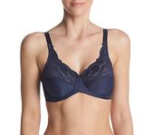 Lilyette Women's Microfiber Minimizer, Sailor Blue, 36D