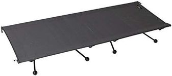 ogawa 1984 Outdoor Camping Bed, High & Low Cot, Wide (2 Height Levels), Charcoal Gray, 75.8 x 28.0 x 16.5 inches (191 x 71 x 42/25 cm)