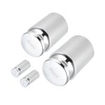 uxcell Gram Calibration Weight Set 5g 200g 500g M1 Precision Chrome Plated Steel for Digital Balance Scales