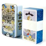 ANBOSI 78 A Totally Unofficial Adventure Time Tarot Decks with General Instructions Book | Traditional Standard Tarot Deck Cards for Adults Beginners (Adventure Time Tarot Cards)