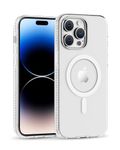 SCORPIFY for iPhone 14 Pro Max Case with Magnetic Clear Design [Compatible with MagSafe], [Non Yellowing] Shockproof Phone Cover for Men Women, [10FT MIL-Grade Drop Protection] Slim Bumper