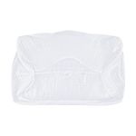 HOMCA Pillowcase for Memory Foam Cervical Pillow, Hypoallergenic Pillow Case, 1Pack, White (Suitable for Pillow Model: PL01)