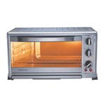 Morphy Richards Motorised Rotisserie Stay On Function, Mirror Finish Door Stainless Steel Body Oven Toaster Griller RCSS - 60 Liter (Silver and Black)