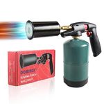 DOMINOX Creme Brulee Torch, Cooking Torch Kitchen Blow Torch,Culinary Torch - Food Torch - Propane Torch for BBQ Searing Steak (Tank Not Included)