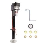 PEAKTOW PTJ0233 Heavy Duty Electric Power A-Frame Tongue Jack for Trailer and Camper, 3500lbs