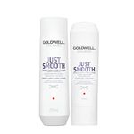 Goldwell Dualsenses Just Smooth Taming Shampoo 250ml e Balsamo 200ml - Duo anticrespo