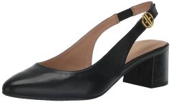 Cole Haan Women's Go-to Slingback 45MM, Black Leather, 8-B US