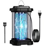 Minimoon Bug Zapper with 4000V Fly Zapper, 20W Mosquito Zapper Outdoor, 4.9Ft Extension Cord (Dark)