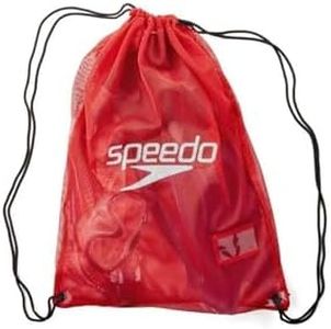 Speedo Unisex Adult's Equipment Mesh Bag, USA Red, 35 L