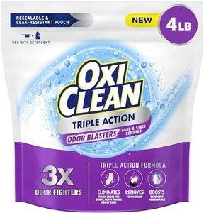 OxiClean Triple Action Odor Blasters and Stain Remover Powder, 64 Ounce (Pack of 6)