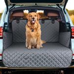 JOEJOY Dog Car Seat Cover - Boot Liner for Dogs Scratchproof & Dirt Resistant, Non-Slip Car Boot Protector for Dogs | Side & Bumper Protection, Adjustable Straps Boot Cover for SUVs Trucks Cars