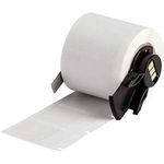 Brady PTL-31-427 TLS 2200 And TLS PC Link 1.5" Height, 1" Width, B-427 Self-Laminating Vinyl White And Translucent Color Label (250 Per Roll)