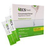 TCS Concentrated Cleaner ~ 6 Months Supply for Flexible Dentures, Retainers and Dental Appliances