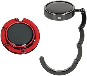 kwmobile Purse Hanger for Table (Set of 2) - Purse Hook for Table - Folding Handbag Hanger - Portable Table Bag Holder